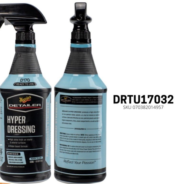 Meguiars Hyper Dressing Ready to Use D170 946ml, Pengkilap Trim Mobil - Coating Mobil Jakarta Barat