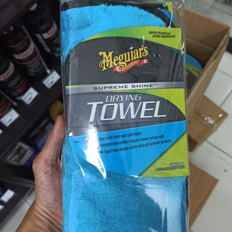 Meguiars – Meguiar’s X210100 Supreme Shine Drying Towel, Lap Pengering - Coating Mobil Jakarta Barat