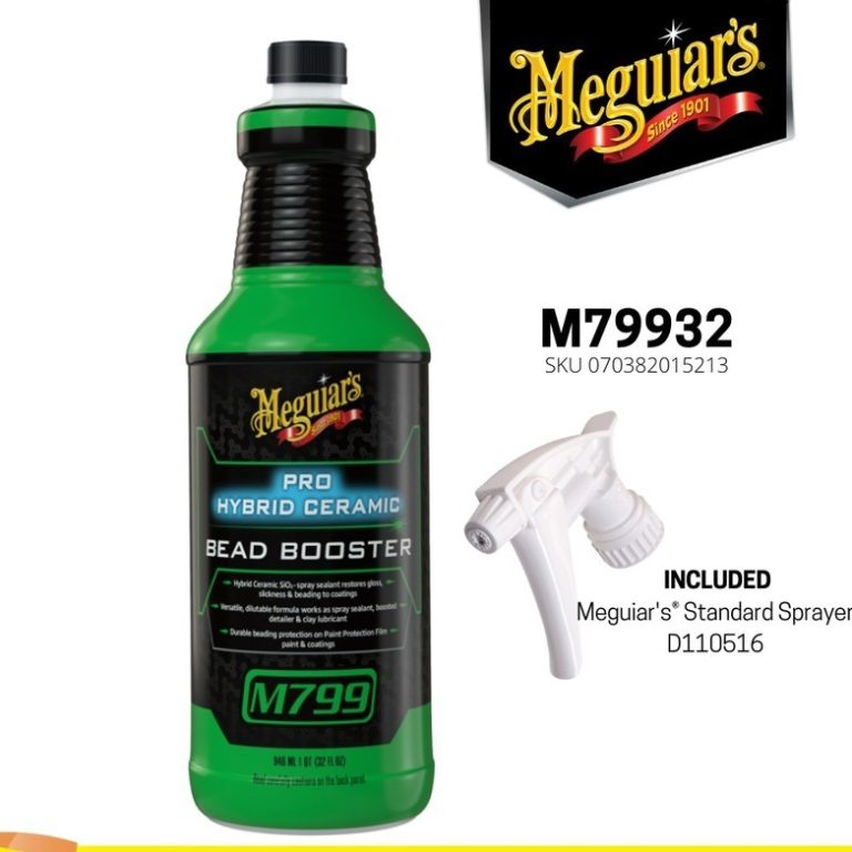 Meguiars M799 Pro Hybrid Ceramic Bead Booster 32oz/946ml + Sprayer - Coating Mobil Jakarta Barat