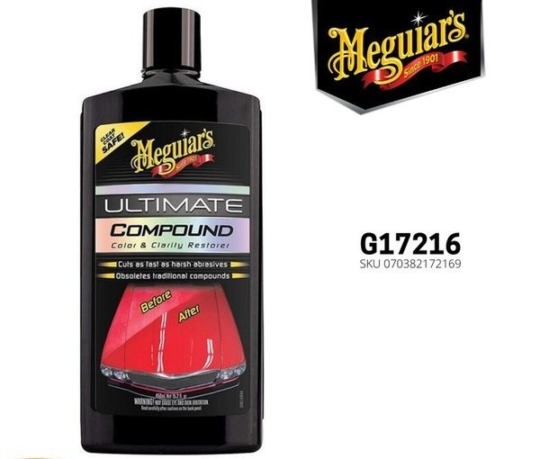 Meguiars Meguiar’s Ultimate Compound ORI Pengkilap Wax Cat Mobil Motor - Coating Mobil Jakarta Barat