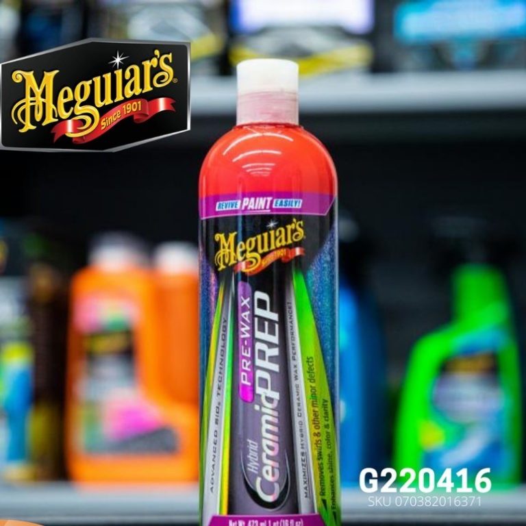 Meguiars Hybrid Ceramic Pre Wax Prep 473ml, 2in1 Polish + Semi Coating - Coating Mobil Jakarta Barat