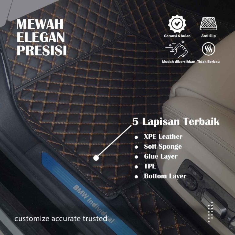 Karpet Mobil BMW X6 & X7 Th 2019-2022 Fullset Bagasi - Coating Mobil Jakarta Barat