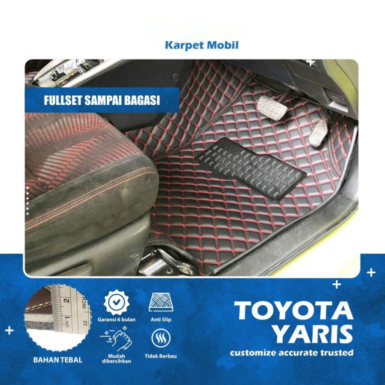 Karpet Mobil Toyota Yaris 2017-2019 Full Bagasi - Coating Mobil Jakarta Barat