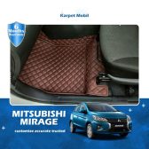 Karpet Mobil Mitsubishi Mirage 2016-2020 Full Bagasi - Coating Mobil Jakarta Barat