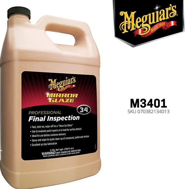 Meguiars M34 Professional Final Inspection 3,79L - Coating Mobil Jakarta Barat