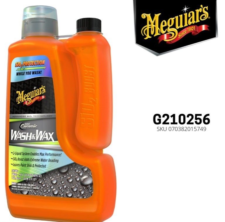 Meguiars Hybrid Ceramic Wash & Wax SiO2 Boost, Shampoo Coating Mobil - Coating Mobil Jakarta Barat
