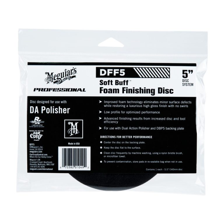 Meguiars DFF5 Soft Buff DA Foam FINISHING Disc 5″ , Pad Poles 5 inch - Coating Mobil Jakarta Barat