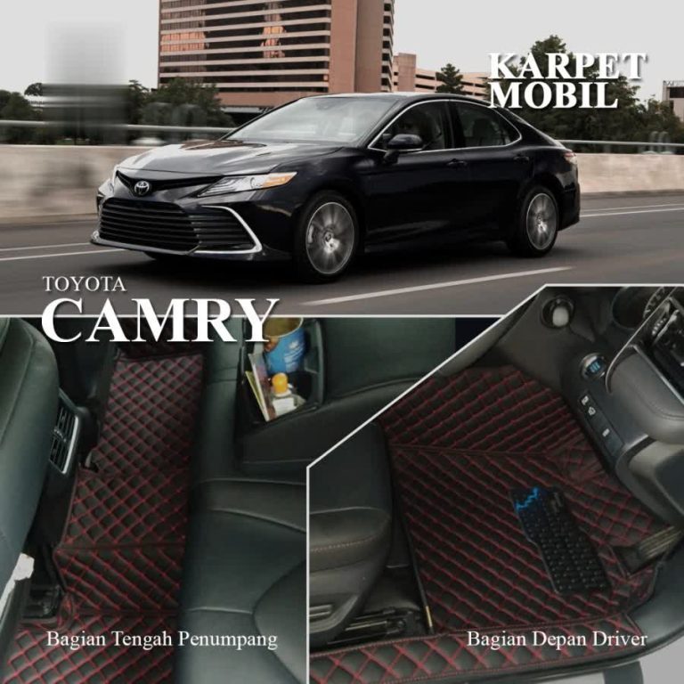 Karpet Mobil Toyota Camry Tahun 2002-2006 &2011-2016 Full Bagasi - Coating Mobil Jakarta Barat