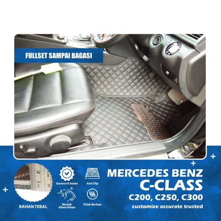 Karpet Mobil Mercedes Benz C class C200 C250 C300 2014-2020 - Coating Mobil Jakarta Barat